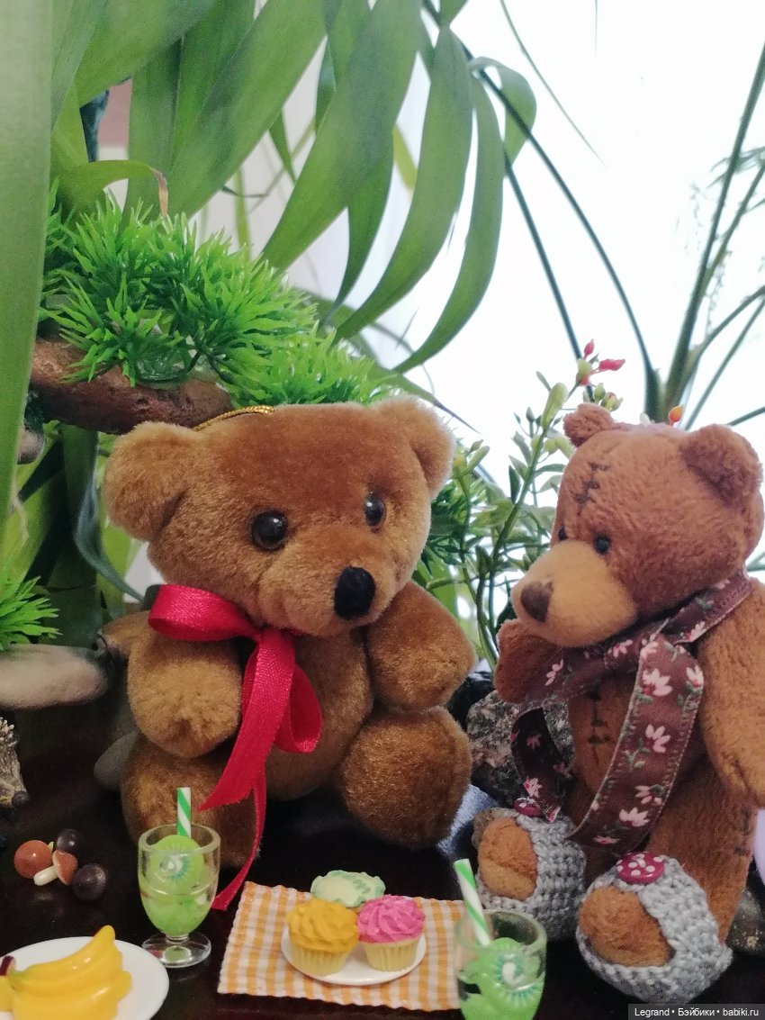 Из жизни моих мишек: Мишель, Стефан и ёжик Санни