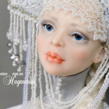 О том как рождалась Снегурочка. Шарнирная кукла