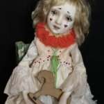 Фарфоровая кукла Пьеретта