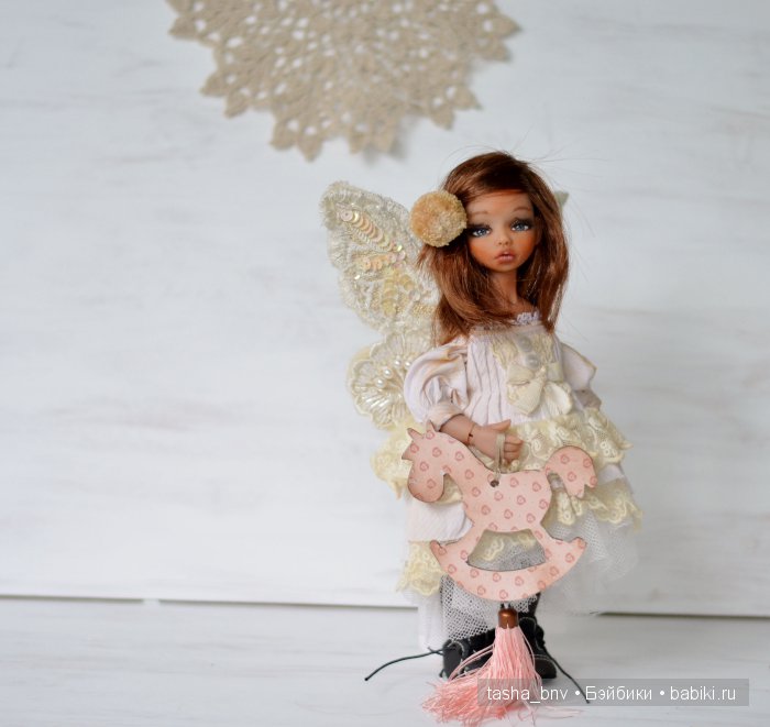 Паппи. Бабочка. Авторская шарнирная кукла Бутенко Натальи (фото 3)