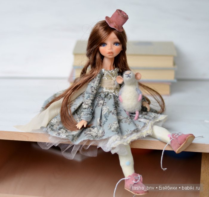 Маленькая дрессировщица Мартина. Авторская шарнирная кукла Натальи Бутенко (фото 4)