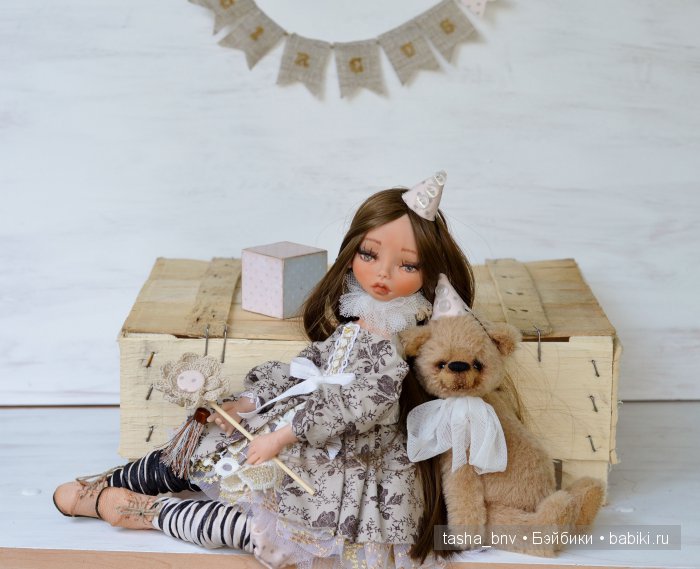 Анна. Маленькая дрессировщица. Авторская кукла Натальи Бутенко (фото 5)