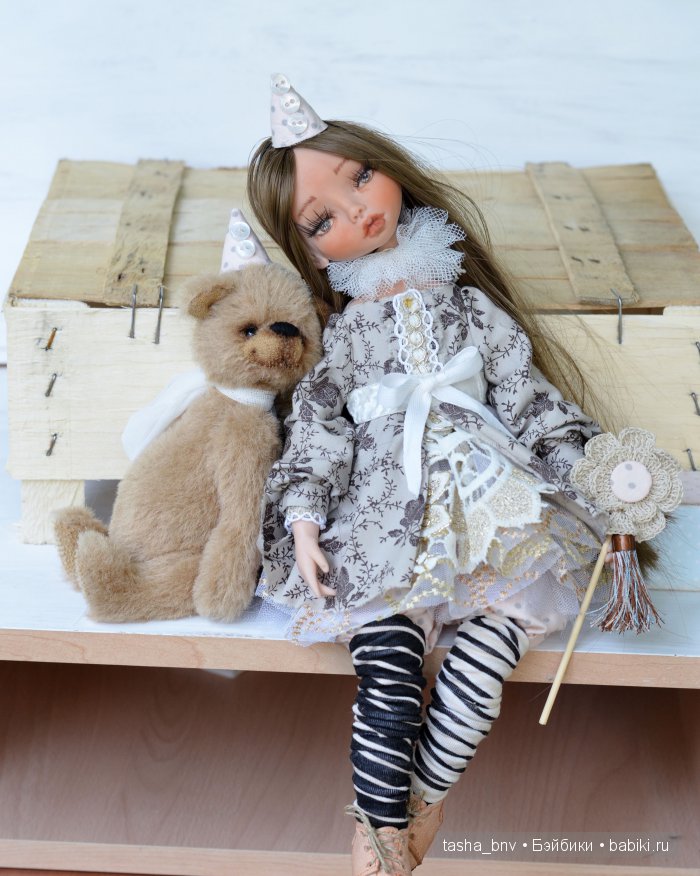 Анна. Маленькая дрессировщица. Авторская кукла Натальи Бутенко (фото 3)