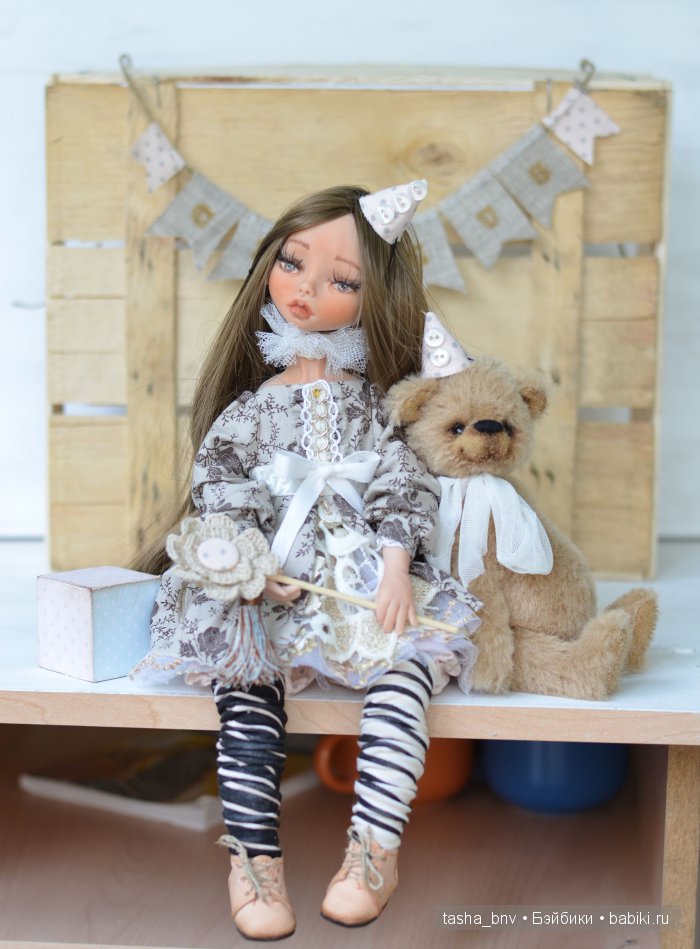 Анна. Маленькая дрессировщица. Авторская кукла Натальи Бутенко (фото 2)