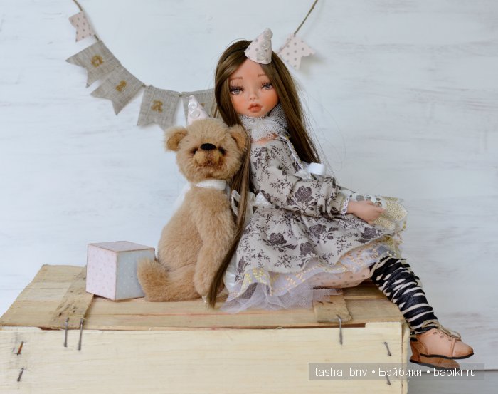 Анна. Маленькая дрессировщица. Авторская кукла Натальи Бутенко (фото 4)