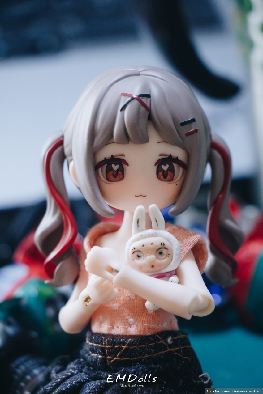 yishecat YI SE MAO XiDonDon Freedom Claim Electronic Cute Pet 1/12 BJD Фигурка Blind box Freedom Advocates. Electronic Cute Pets. Персонаж: Кошка в альтернативной расцветке (Мрачная Кошка) 🖤