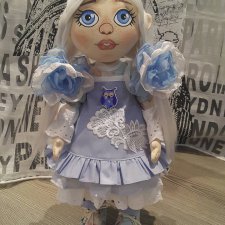 Голубоглазка. Авторская текстильная кукла
