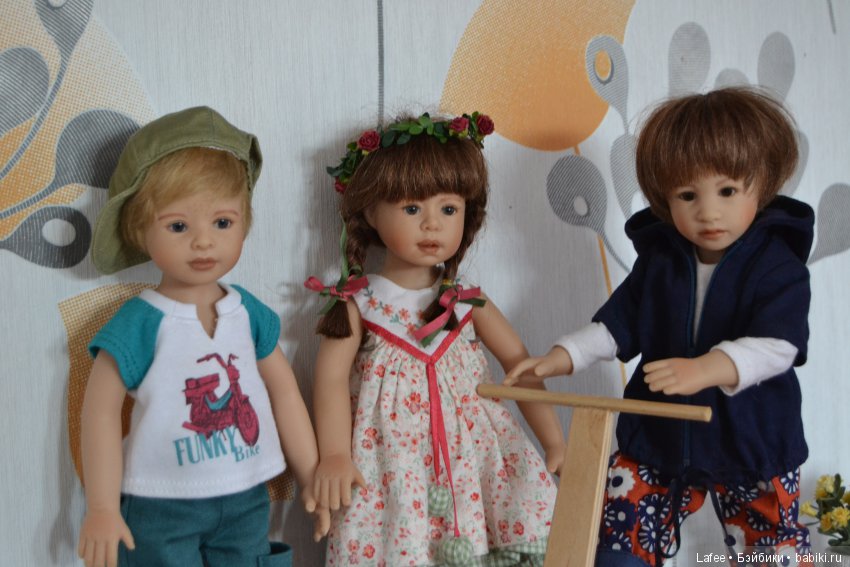 Дружная семейка моих кукол Heidi Plusczok часть 2