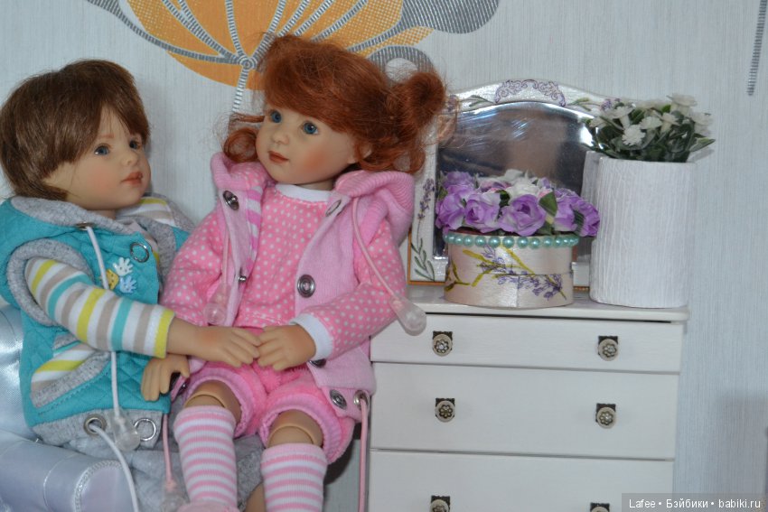 Дружная семейка моих кукол Heidi Plusczok часть 2