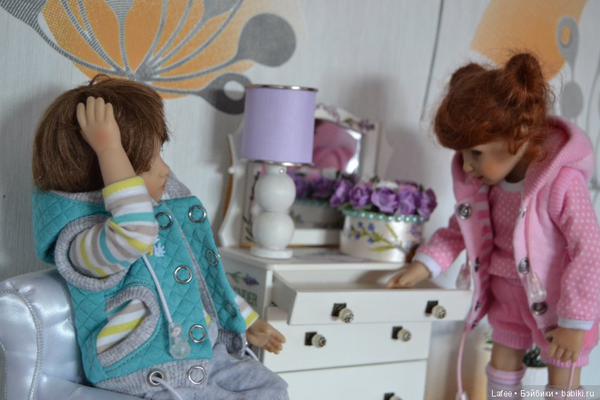 Дружная семейка моих кукол Heidi Plusczok часть 2