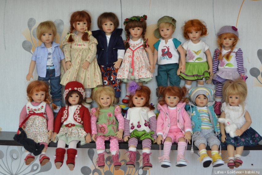 Дружная семейка моих кукол Heidi Plusczok часть 2