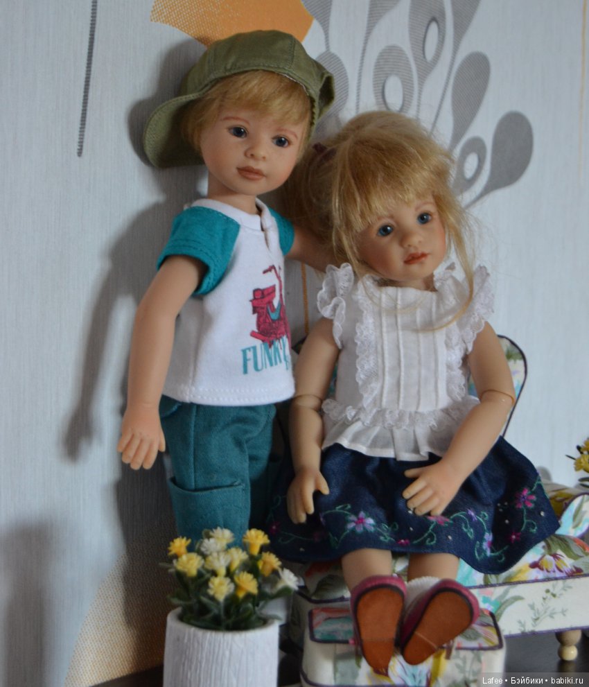 Дружная семейка моих кукол Heidi Plusczok часть 2