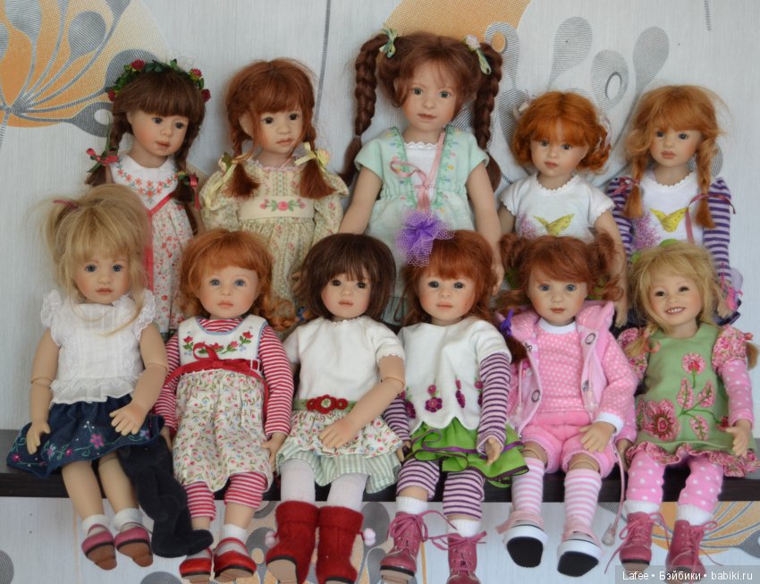 Дружная семейка моих кукол Heidi Plusczok часть 2