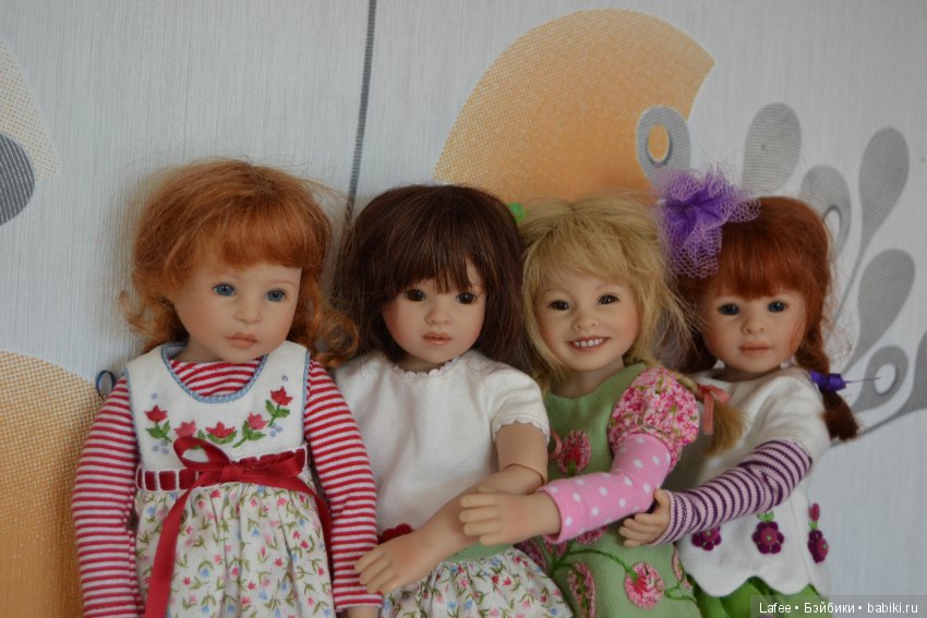 Дружная семейка моих кукол Heidi Plusczok часть 2