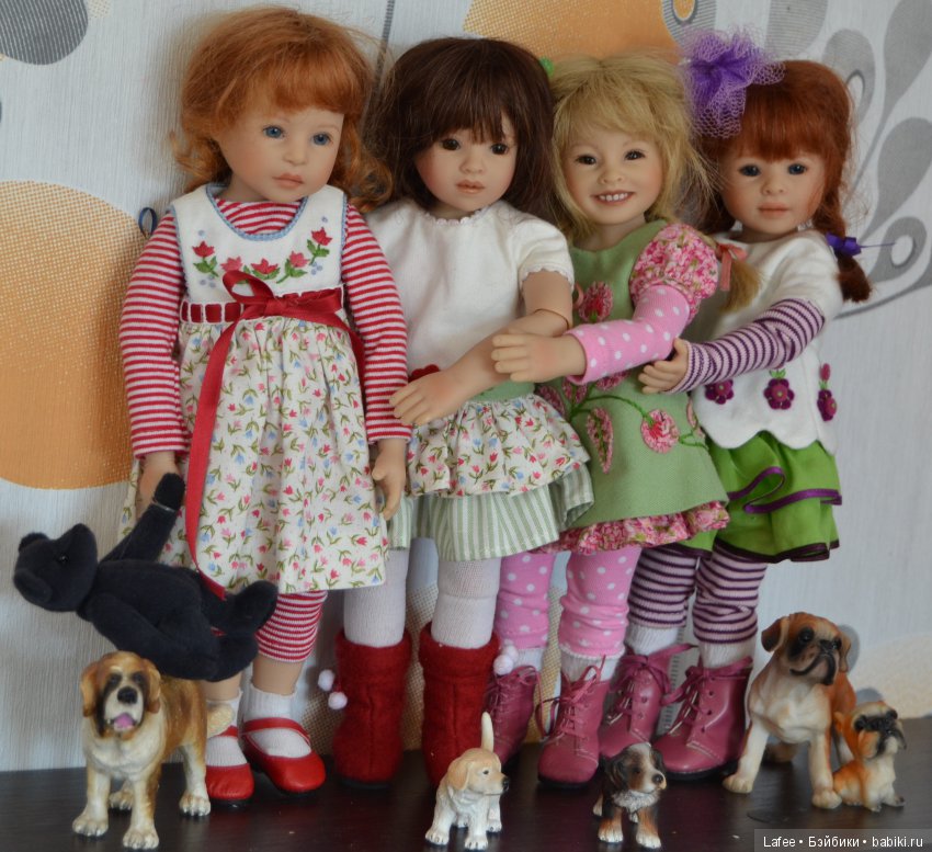Дружная семейка моих кукол Heidi Plusczok часть 2