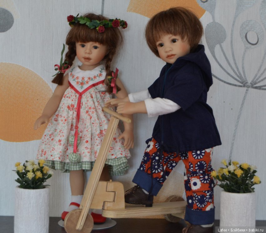 Дружная семейка моих кукол Heidi Plusczok часть 2