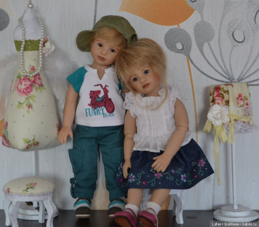 Дружная семейка моих кукол Heidi Plusczok часть 2