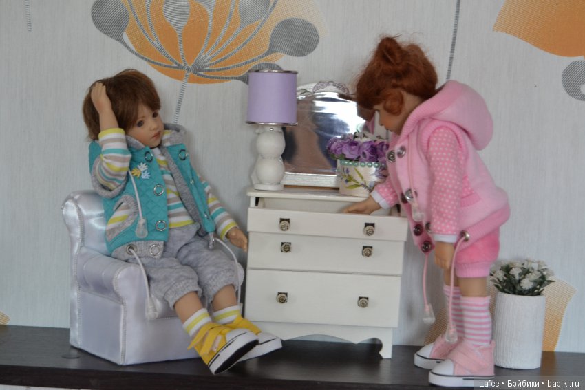 Дружная семейка моих кукол Heidi Plusczok часть 2