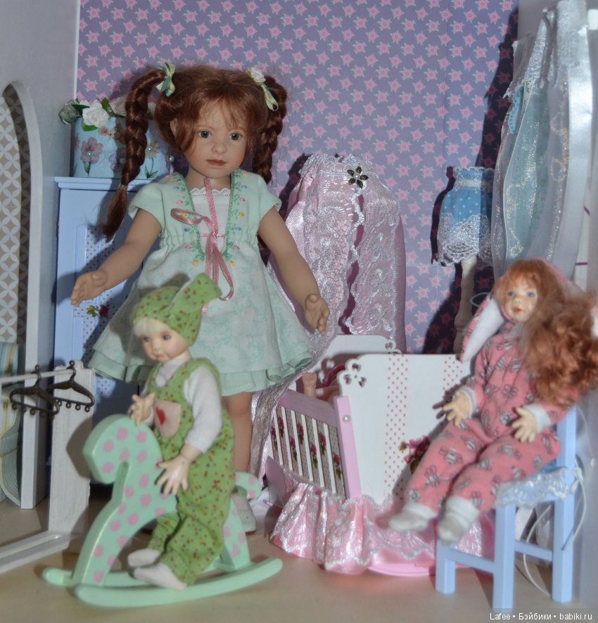 Дружная семейка моих кукол Heidi Plusczok часть 2