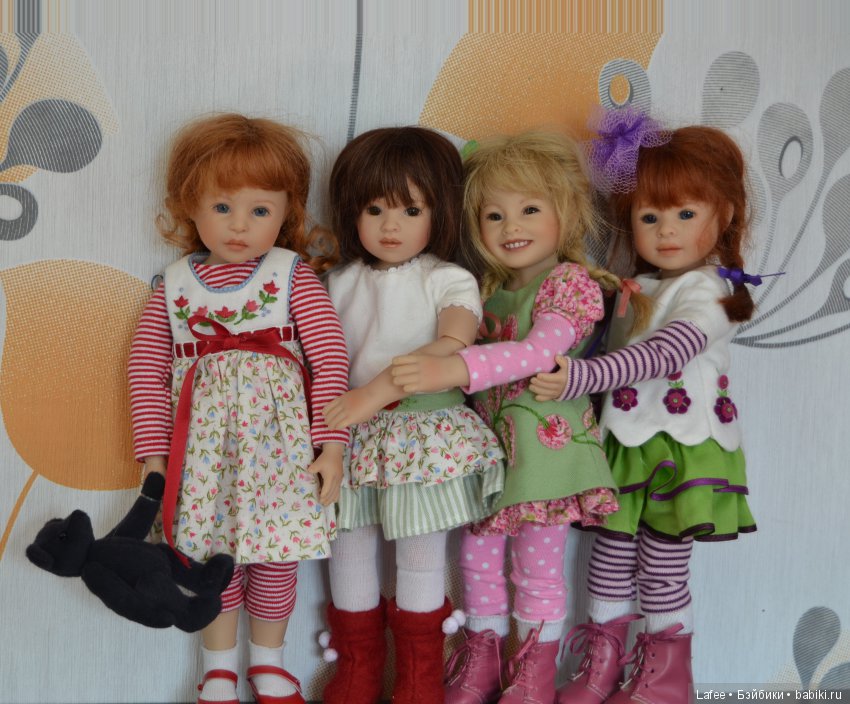Дружная семейка моих кукол Heidi Plusczok часть 2, продолжение