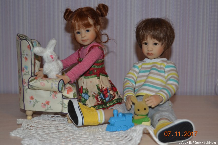 Маленькие эльфы Зои и Джонатан от Heidi Plusczok