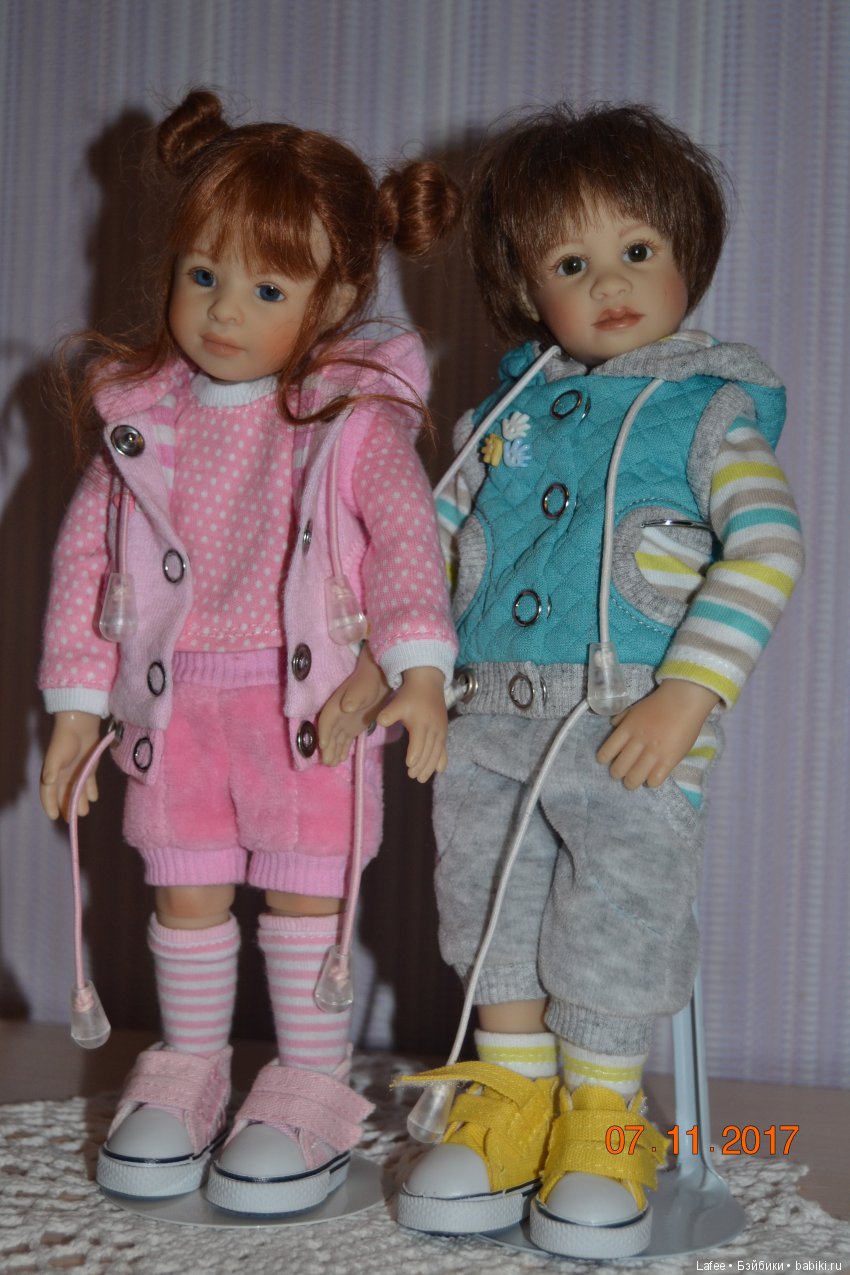 Маленькие эльфы Зои и Джонатан от Heidi Plusczok