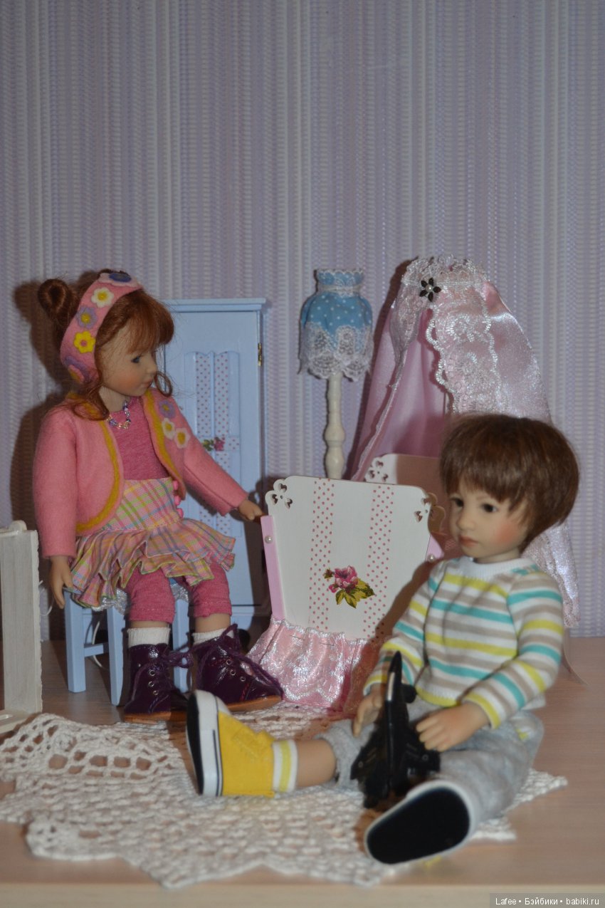 Маленькие эльфы Зои и Джонатан от Heidi Plusczok