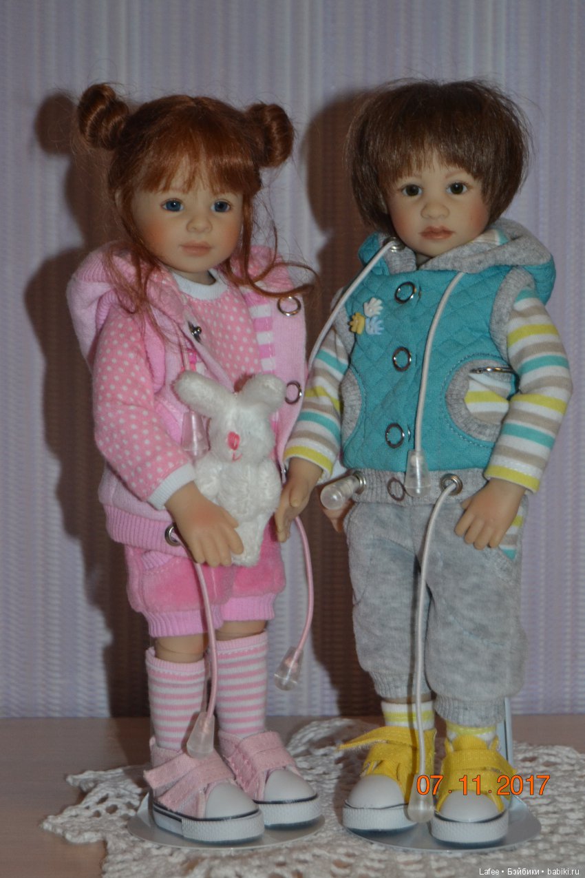 Маленькие эльфы Зои и Джонатан от Heidi Plusczok