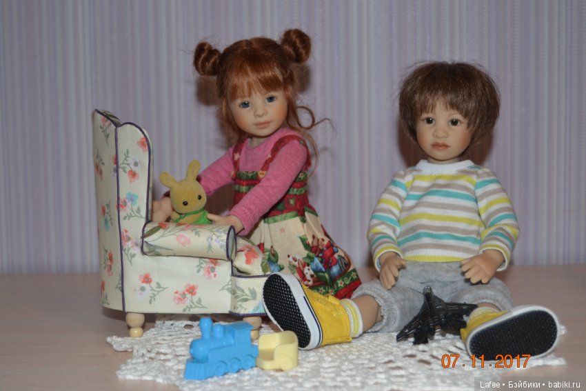 Маленькие эльфы Зои и Джонатан от Heidi Plusczok