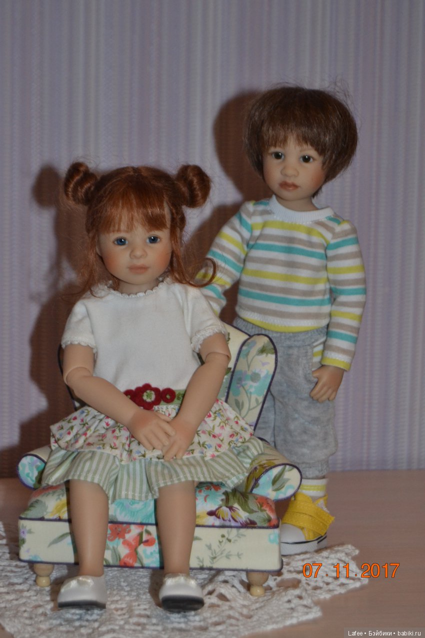 Маленькие эльфы Зои и Джонатан от Heidi Plusczok