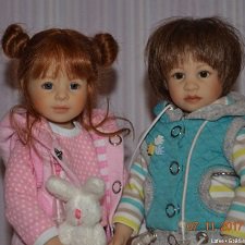 Маленькие эльфы Зои и Джонатан от Heidi Plusczok