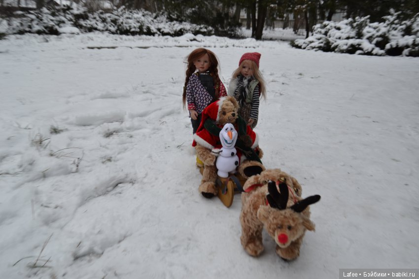 Ура! Каникулы! Fien и Lillimarie Zwergnase на зимней прогулке (фото 8)