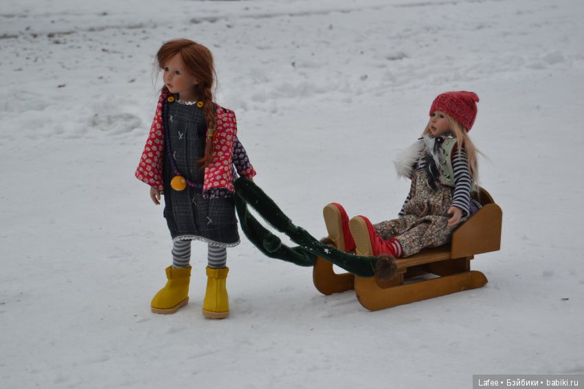 Ура! Каникулы! Fien и Lillimarie Zwergnase на зимней прогулке (фото 9)