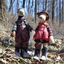 В лес за подснежниками."Love is in the me" 2