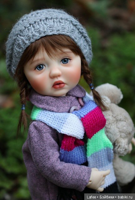 Sylvia- Scarlett - портретная кукла Meadow dolls | Бэйбики Sylvia- Scarlett - портретная кукла Meadow dolls (фото 3)