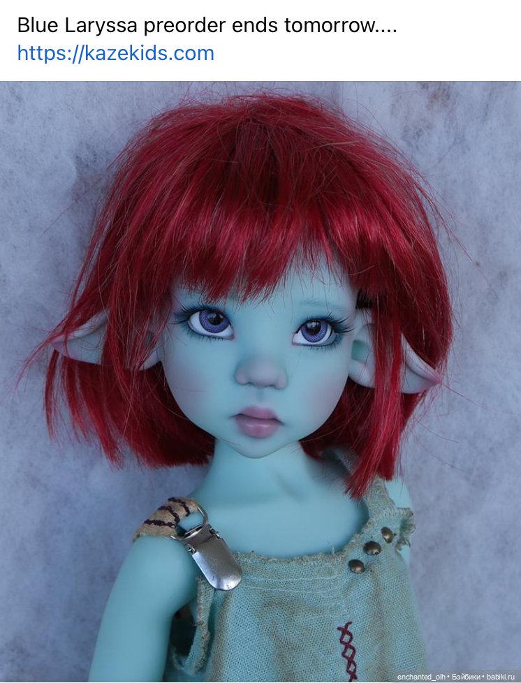 Ларисса в голубом цвете