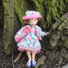 Наряд в английском стиле для прогулки в парке )