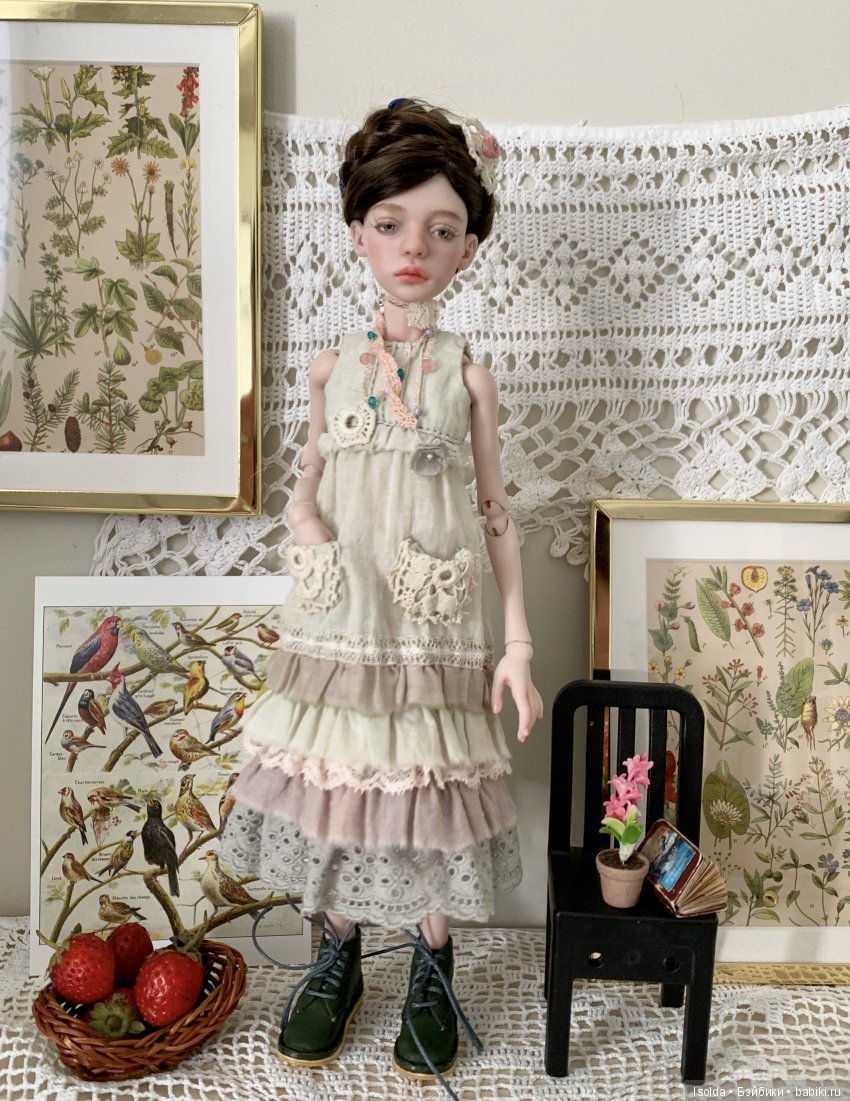 Птичка автора Ирины Кузиной (Ptichka art dolls)