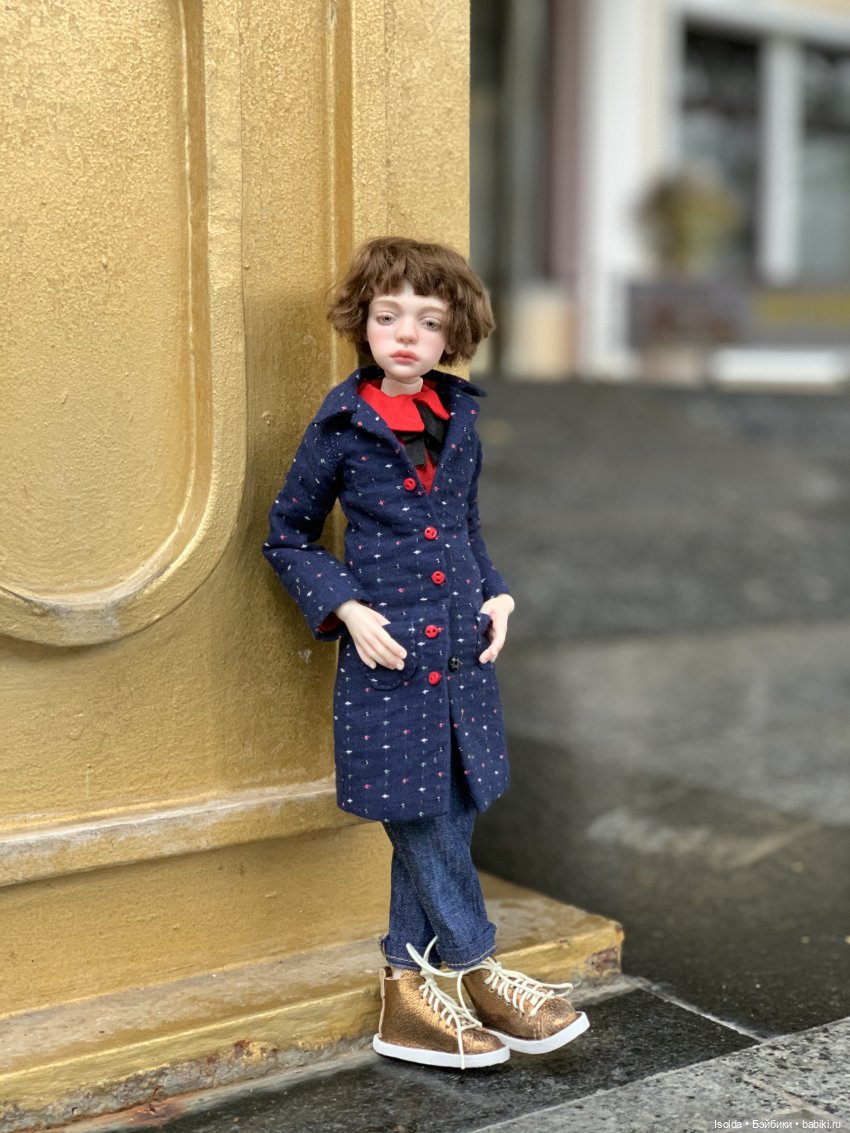 Пальтишки для Лоры и Ребекки (Ptichka art dolls)