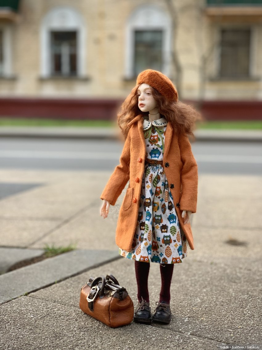 Пальтишки для Лоры и Ребекки (Ptichka art dolls)