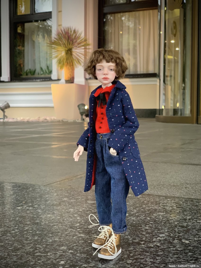 Пальтишки для Лоры и Ребекки (Ptichka art dolls)