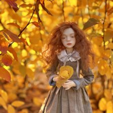 Птички и Наби с Сайей  на прогулках этой осенью