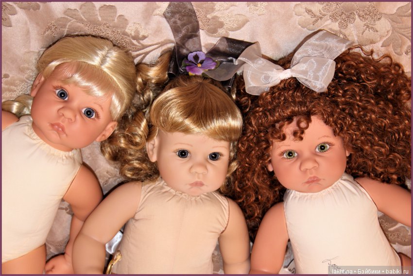 Три сестрёнки "свитлипсинки" - Теддичка, Фиалка и Рапунцель