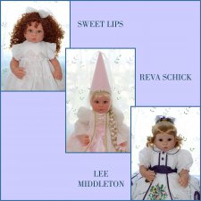 Три сестрёнки "свитлипсинки" - Теддичка, Фиалка и Рапунцель