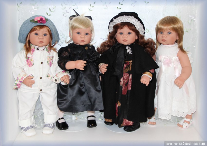 Моя коллекция кукол Lee Middleton. Часть 5. Две дамы в чёрном - "Маленькая сестра Сара" и "Викторианская Роза"