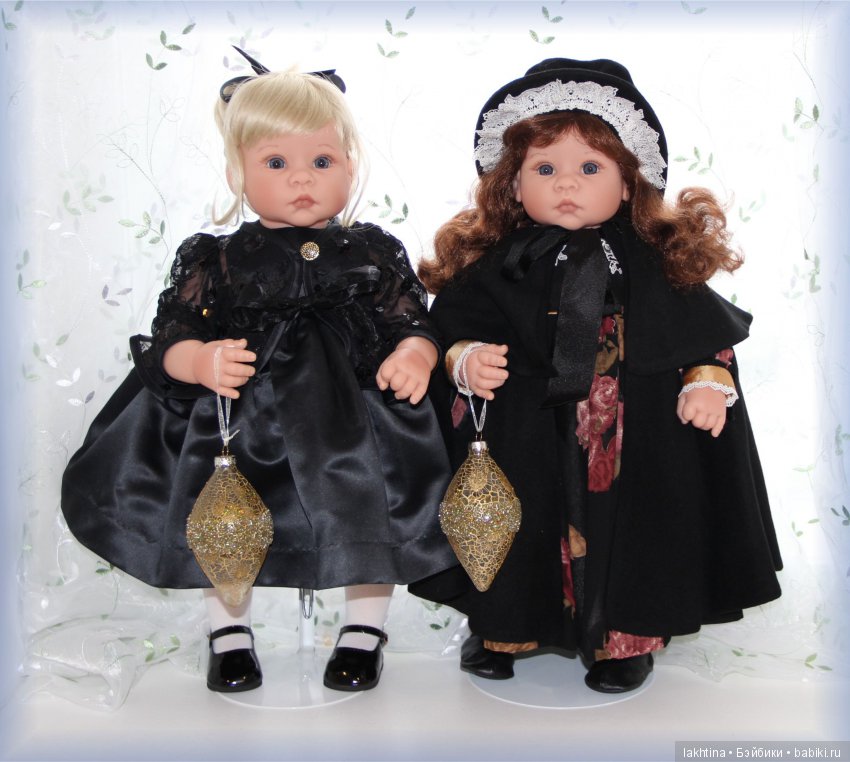Моя коллекция кукол Lee Middleton. Часть 5. Две дамы в чёрном - "Маленькая сестра Сара" и "Викторианская Роза"
