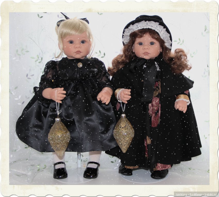 Моя коллекция кукол Lee Middleton. Часть 5. Две дамы в чёрном - "Маленькая сестра Сара" и "Викторианская Роза"