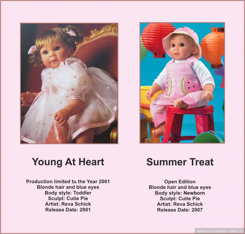 О кукле "Miss Pris" от Lee Middleton, молде "cutie pie" и его представителях