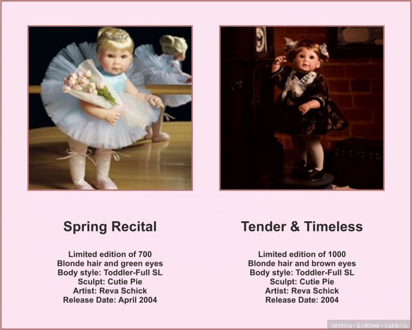 О кукле "Miss Pris" от Lee Middleton, молде "cutie pie" и его представителях