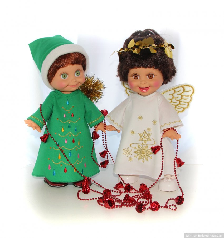 Куклы Galoob Baby Face поздравляют с рождеством (фото 6)